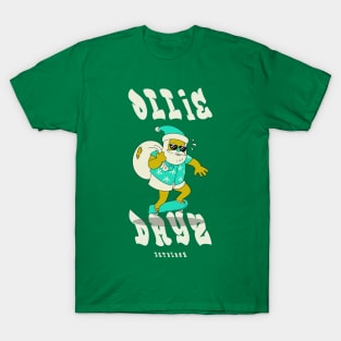 Ollie Days Santa Skater T-Shirt